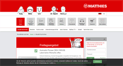 Desktop Screenshot of matthies.de